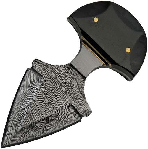 Damascus Black Widow Push Dagger - DM1248 