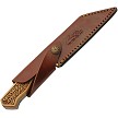 DM1387 Damascus Celtic Tanto Fixed Blade Knife 