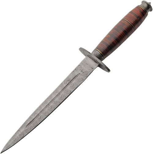 Damascus Tanners Edge Dagger - DM1425 