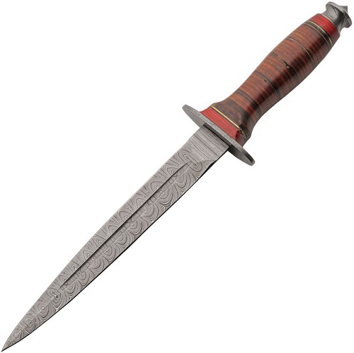 Damascus Square Commando Dagger - DM1427 