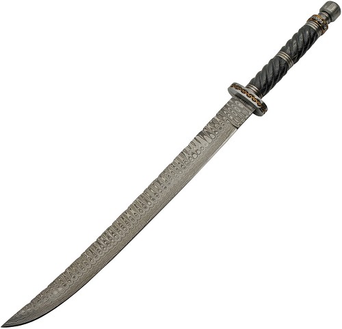 Damascus Twisted Short Sword - DM5035 