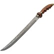 Damascus Brass And Wood Saber Sword - DM5036 