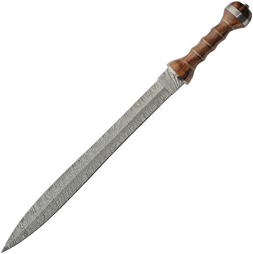 Damascus Xiphos Style Sword - DM5042 