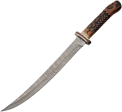 Damascus Fafnir Short Sword - DM5044 