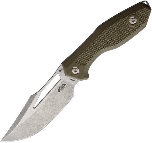 Dark Pines Knives Widow Maker Knife Green Micarta - DPK002 