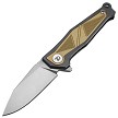 Dreamtech Framelock Pocket Knife Titanium Gold Zirconium - DTK1339Y 