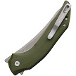 Dreamtech Button Lock Pocket Knife OD Green G10 - DTK3052GGR 