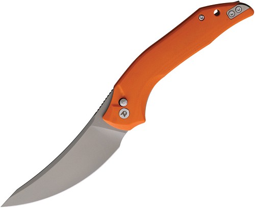 Dreamtech Button Lock Pocket Knife Orange G10 - DTK3052GO 