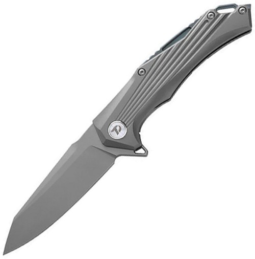Dreamtech Framelock Pocket Knife Gray Titanium - DTK3287TG 