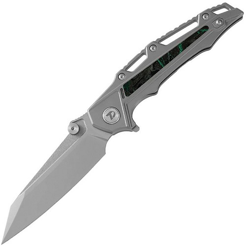Dreamtech Framelock Pocket Knife Titanium Carbon Fiber - DTK3385GR 