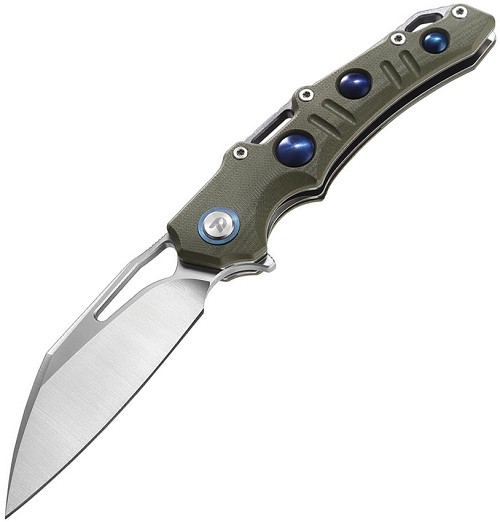 Dreamtech Linerlock Pocket Knife Micarta OD Green - DTK3502MGR 