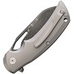 Dreamtech Button Lock Pocket Knife Titanium Damascus - DTK3503D 