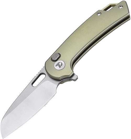 Dreamtech Button Lock Pocket Knife Titanium Bronze - DTK3599BR 