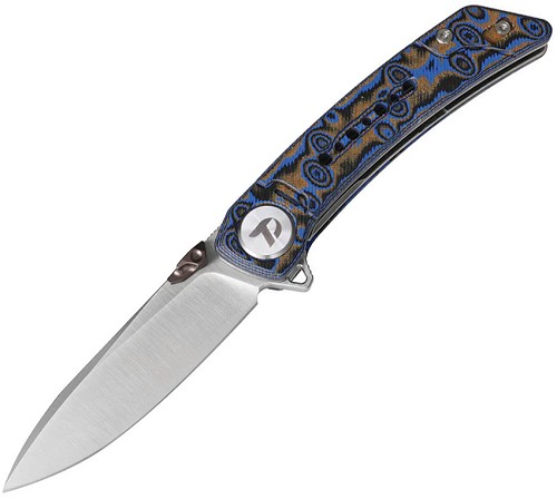 Dreamtech Linerlock Pocket Knife Micarta Blue - DTK3610MBL 