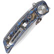 Dreamtech Linerlock Pocket Knife Micarta Blue - DTK3610MBL 