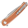 Dreamtech Linerlock Pocket Knife Micarta Natural - DTK3613MO 