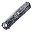 Dreamtech Linerlock Pocket Knife Blue Micarta - DTK3896MBL 
