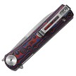 Dreamtech Linerlock Pocket Knife Red Micarta - DTK3896MR 