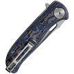 Dreamtech Linerlock Pocket Knife Micarta Blue - DTK3898MBL 