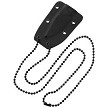 Dreamtech Fixed Blade Neck Knife Clip Point Black Stonewash - DTK4039B 