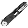 Dreamtech Button Lock Pocket Knife Carbon Fiber - DTK4052CF 