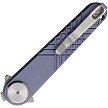 Dreamtech Button Lock Pocket Knife Blue Titanium - DTK4052TBL 