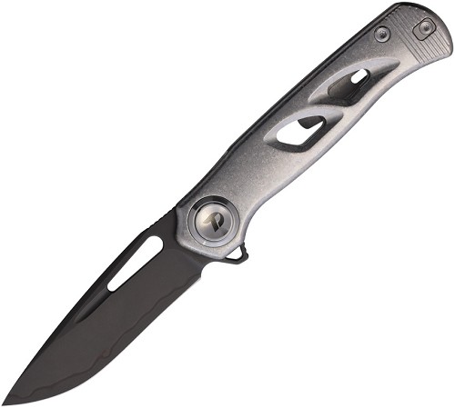Dreamtech Button Lock Pocket Knife Titanium - DTK4260CG 