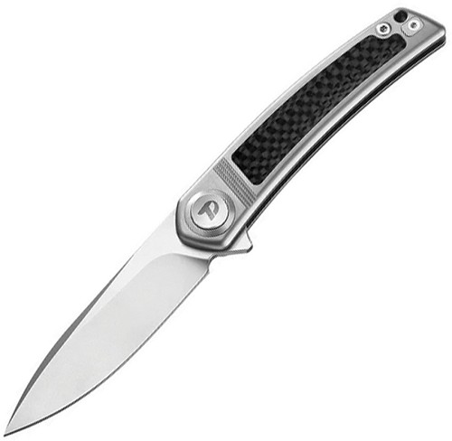 Dreamtech Button Lock Pocket Knife Titanium Carbon Fiber - DTK4288C 