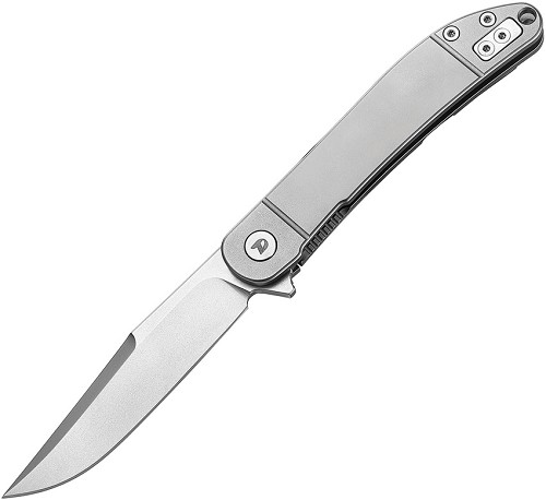 Dreamtech Framelock Pocket Knife Gray Titanium - DTK4366VG 