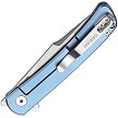 Dreamtech Framelock Pocket Knife Titanium Blue - DTK4368BL 