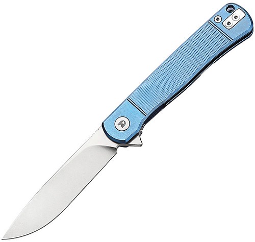 Dreamtech Framelock Pocket Knife Titanium Blue - DTK4369VBL 
