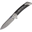 Dreamtech Framelock Pocket Knife Damascus Titanium Carbon Fiber - DTK9610TCD 