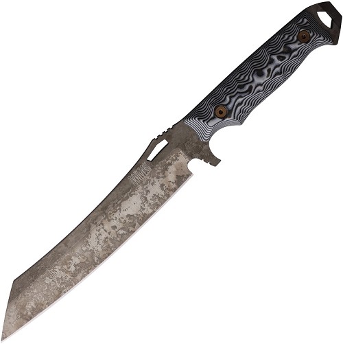 Dawson Wayfinder Fixed Blade Knife White Black G10 - DW47551 