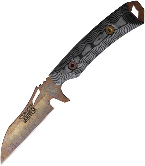 Dawson Revelation Fixed Blade Knife Black/Gray - DW48478 