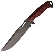 Dawson Seraphim SP Fixed Blade Knife Red Black G10 - DW48799 