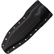 DW49079 Dawson Marauder Fixed Blade Knife Red Black G10 