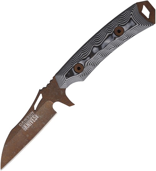 Dawson Revelation Fixed Blade Knife White Black G10 - DW49208 