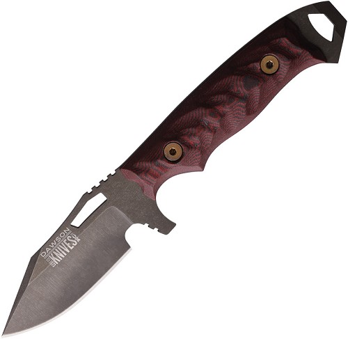 Dawson Steadfast Fixed Blade Knife Red/Black - DW60158 