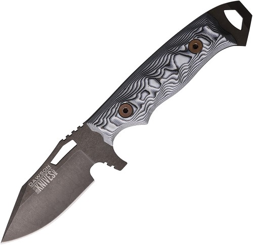 Dawson Steadfast Fixed Blade Knife White/Black - DW60400 