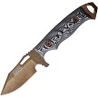 Dawson Steadfast Fixed Blade Knife White Black G10 Magnacut - DW60677 