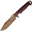 Dawson Marauder Fixed Blade Knife Red Black G10 - DW83984 