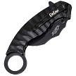 ElitEdge Spring Assisted Opening Karambit Linerlock Pocket Knife Black - EE10A130BK 