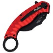 ElitEdge Spring Assisted Opening Karambit Linerlock Pocket Knife Red - EE10A130RD 