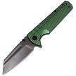 ElitEdge Linerlock Pocket Knife Spring Assisted Opening Green - EE10A136DT 