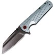 ElitEdge Linerlock Pocket Knife Spring Assisted Opening Silver - EE10A136LGY 