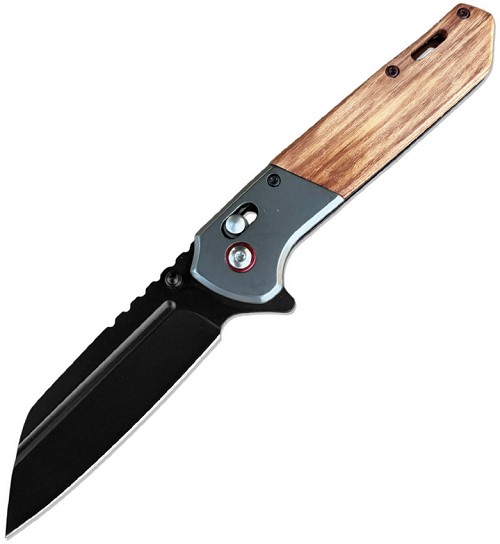 ElitEdge Axis Lock Pocket Knife Wood - EE10B021BWD 