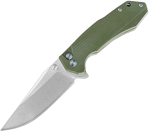 ElitEdge Button Lock Pocket Knife Green - EE10B022GN 