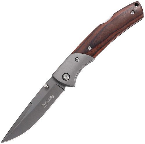 Elk Ridge Lock Back Folder Pocket Knife - ER2005GY 