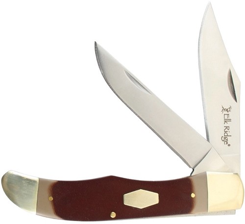 Elk Ridge Manual Folder Trapper Pocket Knife - ER2013 