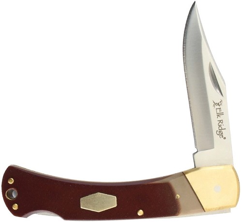 Elk Ridge Manual Folder Lockback Pocket Knife - ER2014 